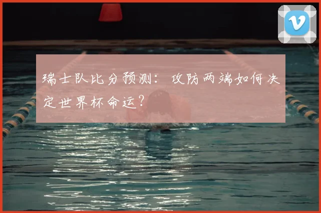 瑞士队比分预测:攻防两端如何决定世界杯命运?